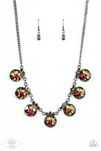 Load image into Gallery viewer, GLOW-Getter Glamour - Multi-Color Oil Spill Necklace Paparazzi
