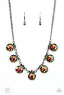 GLOW-Getter Glamour - Multi-Color Oil Spill Necklace Paparazzi