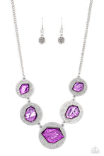 Load image into Gallery viewer, Raw Charisma - Purple Necklace Paparazzi

