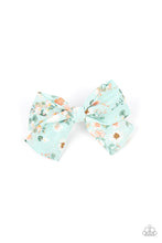 Load image into Gallery viewer, Wide Open Prairies - Blue Hair Bow Accessories Paparazzi
