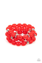 Load image into Gallery viewer, Coastal Coastin - Red Bracelet Paparazzi
