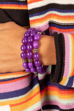Load image into Gallery viewer, Coastal Coastin - Purple Bracelet Paparazzi
