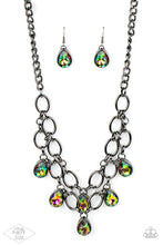Load image into Gallery viewer, Show-Stopping Shimmer - Multi-Color Oil Spill Pink Diamond Necklace Paparazzi
