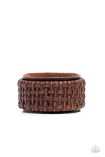 Load image into Gallery viewer, Urban Expansion - Brown Leather Snap Bracelet Paparazzi
