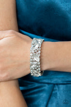 Load image into Gallery viewer, Full Body Chills - White Stretchy Bracelet Paparazzi
