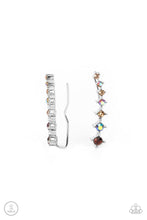 Load image into Gallery viewer, STARLIGHT Show - Brown Multi-Color Iridescent Ear Crawler Earrings Paparazzi
