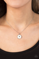 Do What You Love - White Heart Necklace