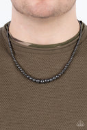 Beg, Borrow, or STEEL - Gunmetal Black Necklace