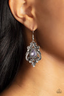 Palace Perfection - Purple Earrings Paparazzi