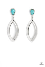 Load image into Gallery viewer, Artisan Anthem - Blue Crackle Earrings
