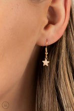 Load image into Gallery viewer, Little Lady Liberty - Gold Star Choker Necklace Paparazzi
