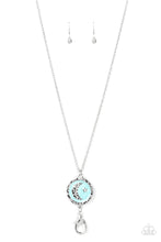 Load image into Gallery viewer, Milky Way Wanderer - Blue Moon Lanyard Necklace Paparazzi
