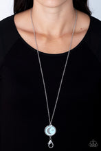 Load image into Gallery viewer, Milky Way Wanderer - Blue Moon Lanyard Necklace Paparazzi
