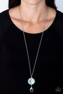 Milky Way Wanderer - Blue Moon Lanyard Necklace Paparazzi
