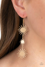 Load image into Gallery viewer, Solar Soul - Gold Star Earrings
