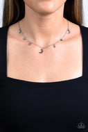 Lunar Lagoon - Silver Moon Necklace