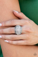 Running OFF SPARKLE - White Diamond Ring Life of the Party
