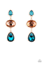 Load image into Gallery viewer, Royal Appeal - Multi-Color Rose Gold Earrings Life of the Party
