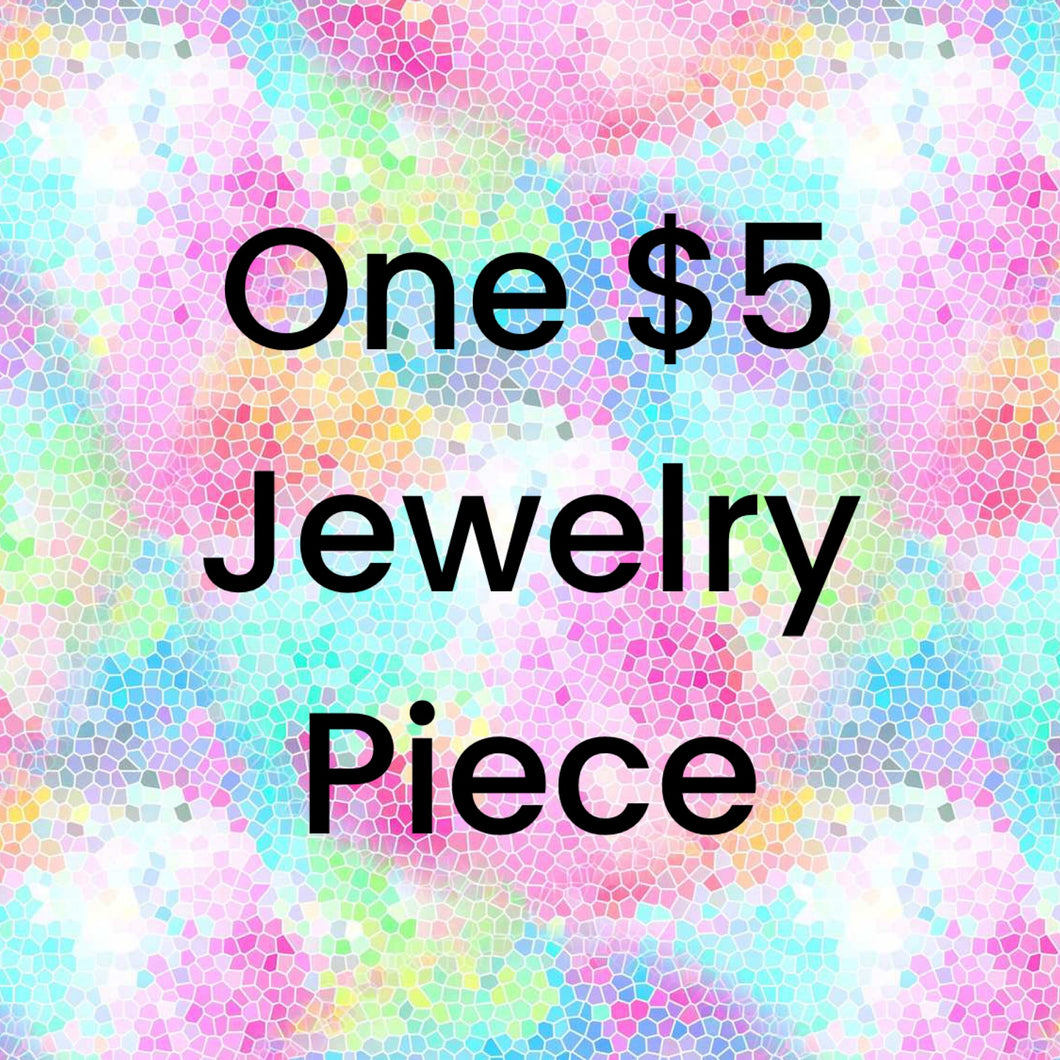 One Piece Of Jewelry