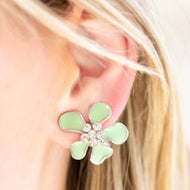 Island Iris - Green Clip On