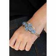 Load image into Gallery viewer, Color Me Celestial Blue Cuff Bracelet Paparazzi
