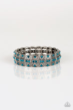 Load image into Gallery viewer, Modern Magnificence - Blue Bracelet Paparazzi
