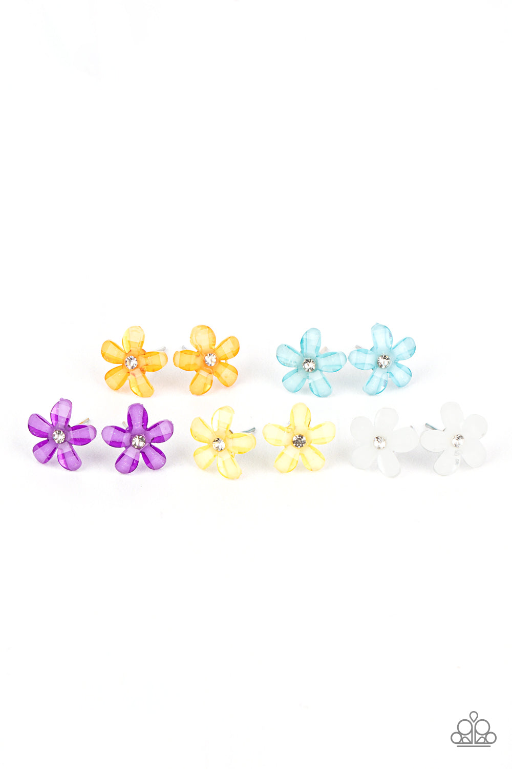 Starlet Shimmer Flower Earrings - 5 Pack