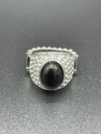 Black Gem & Diamond Ring Paparazzi