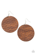 Load image into Gallery viewer, WEAVE Me Out Of It - Brown Earrings Paparazzi
