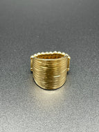 Gentle Brushed Gold Ring Paparazzi