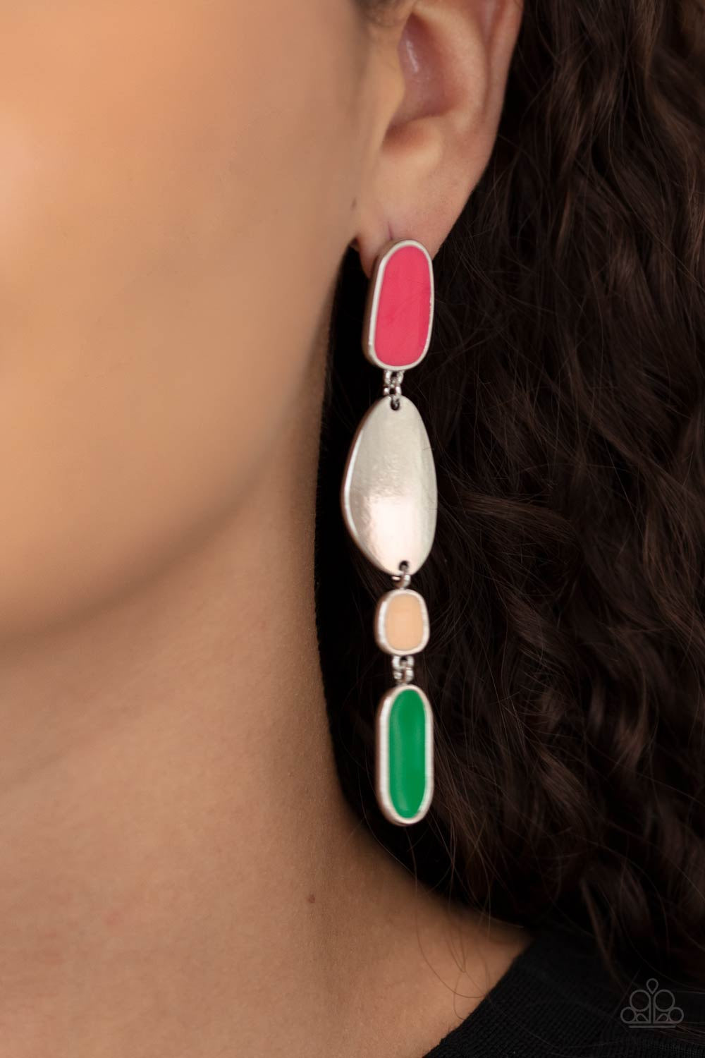Deco By Design - Multi-Color Earrings Paparazzi